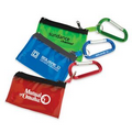 Carabiner with Key Tag Pouch